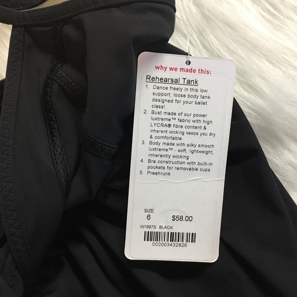 Lululemon Rehearsal Tank Women's size 6 New - Picture 8 of 8